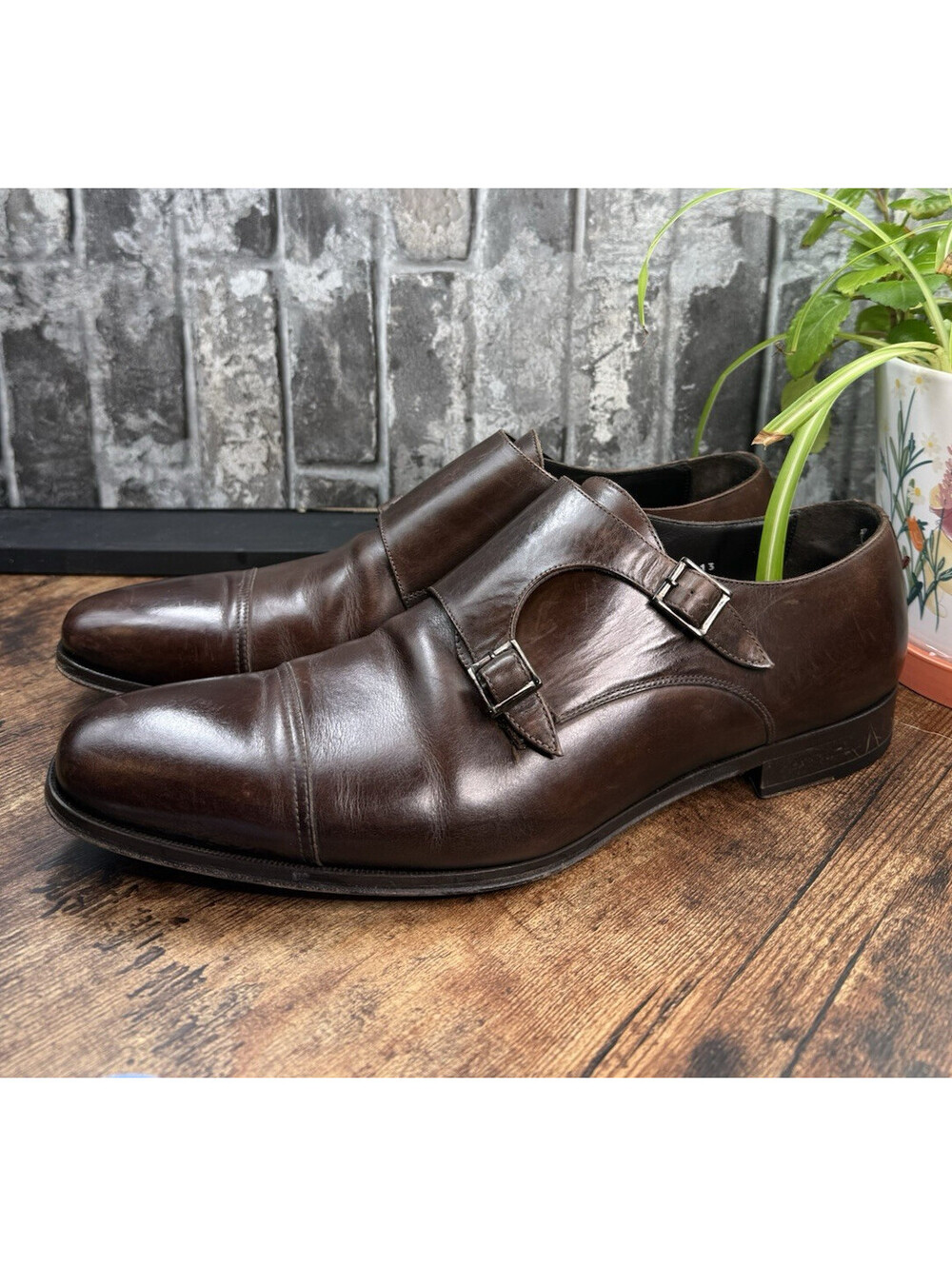 To Boot New York Adam Derrick Double Monk Strap Dress Shoes – Men’s Size 13